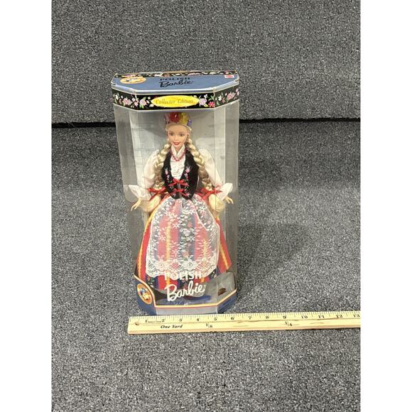 Vintage Polish Barbie Doll 1997 Mattel Collector Edition Dolls of the World NIB - Picture 10 of 11